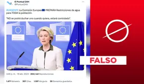 No existen declaraciones de la Comisión Europea sobre “restricciones” de duchas o uso del agua