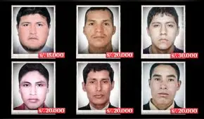 Estos son los 6 feminicidas prófugos desde hace 7 años y por quienes se ofrece hasta 50.000 soles