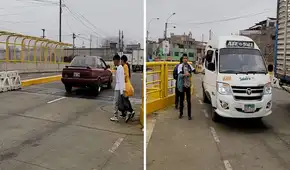 Puente Huaycoloro: a una semana de inaugurarse, peatones corren riesgo por la falta de paraderos