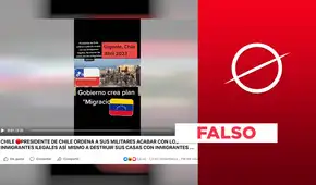 No, este video no muestra a un grupo de militares "destruyendo casas con inmigrantes en su interior"