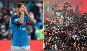 Festejos por título del Napoli dejan 200 heridos: uno fue internado por sobredosis de cocaína