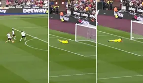 De Gea le 'regala' el gol al West Ham con tremendo blooper tras remate débil del rival