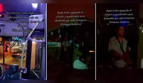 Chofer de bus devuelve celular que se le cayó a joven: “Aún existen peruanos honestos”