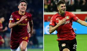 Roma vs. Leverkusen: con Piero Hincapié, alineaciones confirmadas por 'semis' de Europa League