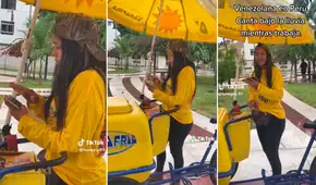 Venezolana que trabaja como heladera de D’Onofrio sorprende al cantar: “Música para mis oídos” Venezolana que trabaja como heladera de D’Onofrio sorprende al cantar: “Música para mis oídos”