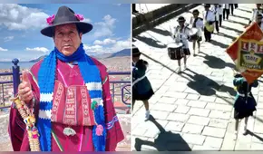 Aimaras y quechuas respaldan a estudiantes que interpretaron tema “Esta democracia ya no es democracia”