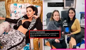 Tefi Valenzuela: representante de Apdayc niega haber entregado premio como compositora a la cantante