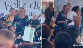 Mujer la rompe con sus pasos de baile en actuación por el Día de la Madre: “Eso es ser feliz” Mujer la rompe con sus pasos de baile en actuación por el Día de la Madre: “Eso es ser feliz”