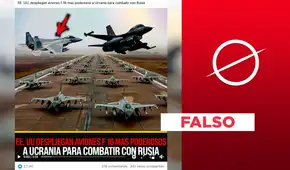 Este video no muestra el despliegue de aviones F-16 desde EE. UU. a Ucrania