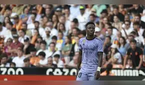 Comité anula roja a Vinicius y cierra una tribuna al Valencia tras insultos racistas al brasileño