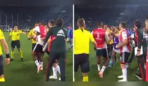 La agresión que sufrió Jorge Soto por parte de Salomón Rondón tras el Cristal-River que no se vio en TV La agresión que sufrió Jorge Soto por parte de Salomón Rondón tras el Cristal-River que no se vio en TV