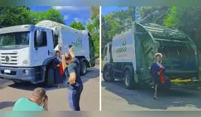 Recolectora de basura logró graduarse como abogada y agradeció a sus compañeros