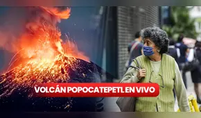 Volcán Popocatépetl EN VIVO: continúa emisión de vapor, gases ceniza y material incandescente