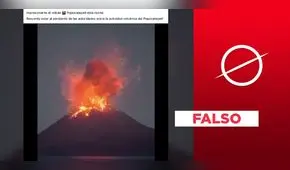 ¿Volcán Popocatépetl en erupción? Este video viral no muestra actividad del volcán mexicano
