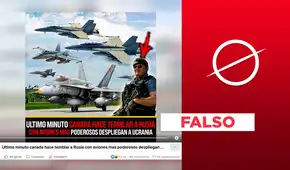 Este video no prueba un despliegue de jets de combate desde Canadá a Ucrania