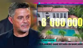Alejandro Sanz estaría en bancarrota tras ser estafado por su amigo, según Jordi Martin