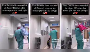 Doctor enternece las redes al vestir de superhéroes a niños que entrarán a cirugía: "Un ángel"