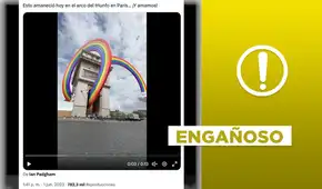Mes del Orgullo: el Arco del Triunfo no amaneció así el 1 de junio