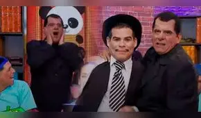 Carlos Álvarez debutó en "Jirón del humor" y revivió uno de sus populares personajes en el set