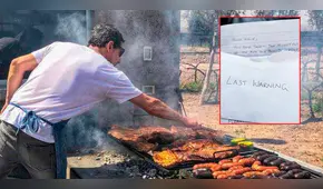 Veganos denuncian a su vecino por hacer parrillada: "El olor de carne enferma a mi familia"