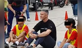 “Hermoso gesto”: Luis García, campeón de la Champions, lleva ayuda tecnológica a colegios de Iquitos
