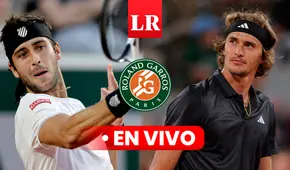 ¡Cabeza en alto, Tommy! Etcheverry cayó por 3-1 ante Alexander Zverev y se despidió de Roland Garros 2023