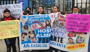 Madres de niños con cáncer denuncian deficiencia de atención y falta de camas en Hospital Almenara