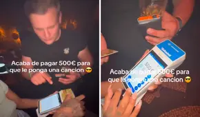 Hombre paga 500 euros para que DJ le ponga su canción favorita en discoteca