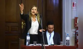 Congreso aprobó acusar a Luciana León por tráfico de influencias, cohecho y peculado