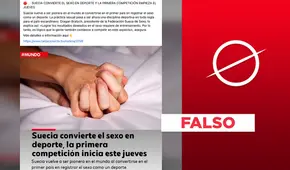 Es falso que Suecia haya declarado el sexo como deporte profesional