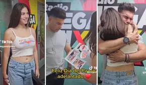 ‘Tomate’ Barraza llora tras recibir sorpresa de su hija Gaela por el Día del Padre: “Gracias”