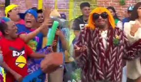 Carlos Álvarez se presentó en “Jirón del humor” y alborotó el set de televisión