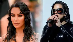 Greasy hair o pelo graso: la nueva tendencia que lucen Rosalía y Kim Kardashian