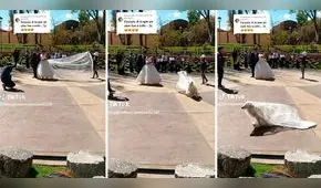Perrito se emociona al ver el vestido de novia en sesión de fotos y sucede lo peor: "Es una señal"