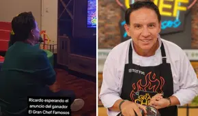 “El gran chef: famosos”: así fue la real reacción de Ricardo Rondón al enterarse de su victoria