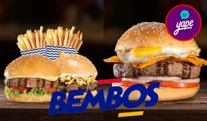 ¡Yape te da hasta 40% de descuento en hamburguesas Bembos!: ¿cómo validar la promoción y hasta cuándo es?
