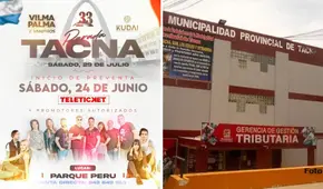 ¿Concierto de Vilma Palma e Vampiros y Kudai en Tacna se canceló?: esto dijeron las autoridades