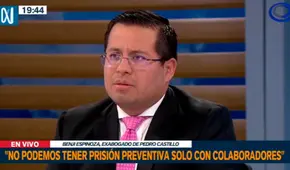 Benji Espinoza sobre PL que da plazos a la colaboración eficaz: “Es una medida jurídicamente necesaria”