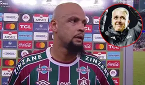 Felipe Melo valoró el trabajo de Tiago Nunes en Cristal tras partidazo en el Maracaná