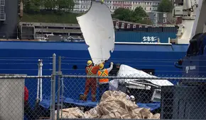 Primeras imágenes de los restos del Titán, submarino que implosionó y mató a sus 5 tripulantes