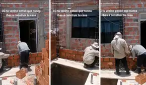 Obreros construyen casa y bloquean puerta y ventana del vecino: "¿Qué fue, mano?"
