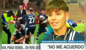Jugador de Gimnasia afirma no acordarse de la pelea contra la 'U', pero videos lo desmienten