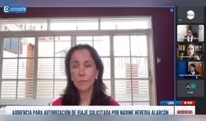 Nadine Heredia: Poder Judicial dicta impedimento de salida del país por 18 meses