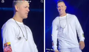 Fans sorprenden a Joey Montana coreando clásico reggaetón en concierto: "Temazo"