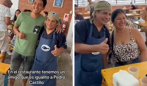 Doble de Pedro Castillo trabaja en local del 'Tío Lenguado' y redes estallan: "¿El pescado estaba vivo o muerto?"