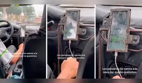 Taxista sorprende al cuidar su celular de una peculiar manera: "Siempre precavido"