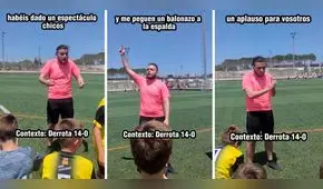 Equipo de fútbol pierde 14-0, pero entrenador felicita a sus pequeños atletas: "Han jugado increíble"