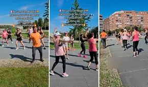 ¡La cumbia traspasa fronteras!: peruano enseña a bailar a españolas a ritmo de Agua Bella