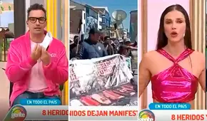 Maju Mantilla defiende la ‘Marcha Nacional’ y corrige a Santi Lesmes: "Se consiguen cosas protestando"