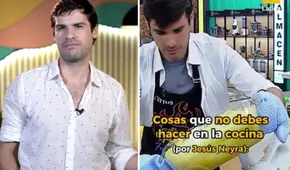 Jesus Neyra cocinó 4 veces el arroz y ninguno le salió bien en "El gran chef: famosos"